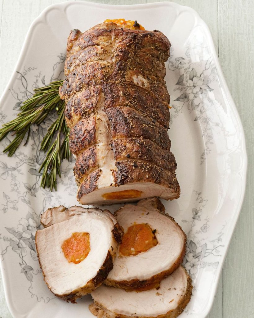 Apricot-Stuffed Pork Loin