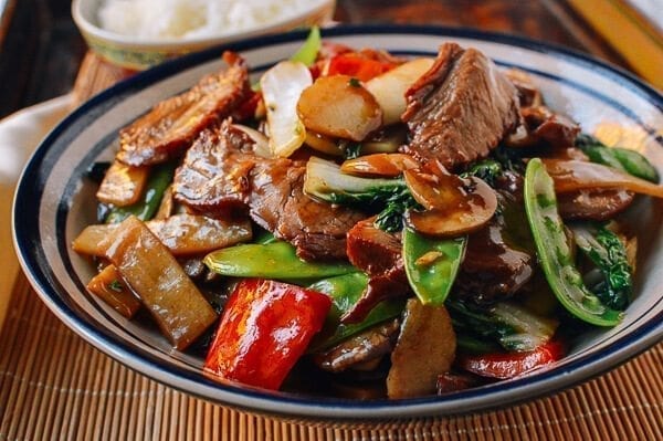 Roast Pork with Chinese Vegetables