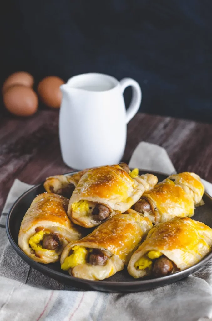 Sausage, Egg, and Cheese Crescent Rolls